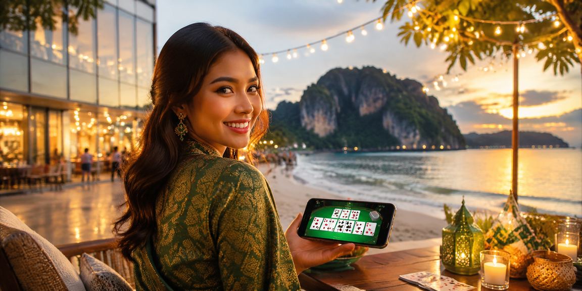 Permainan kasino suasana Hari Raya gaya Malaysia di Ipoh