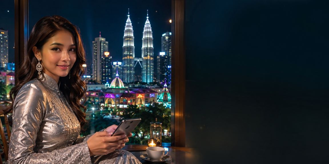 Suasana hiburan kasino Hari Raya di Kuala Lumpur dengan tema perayaan